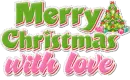merry christmas with love