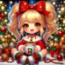 Little Christmas girl (R) Robbie 