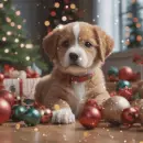 christmas puppy