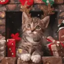 christmas kitty