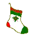 cat in a stocking