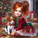 Christmas morning surprise girl #3 