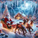 Santa is on his way! Ho  Ho   Ho . . . .