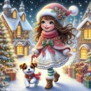 Holiday cheer girl