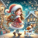 Holiday cheer girl #2 