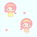 pink girl background