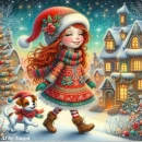 Holiday cheer girl #3 