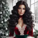 Pretty Christmas Girl