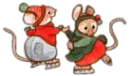 dancing christmas mice