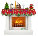 christmas fireplace