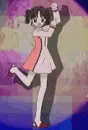 dancing anime girl