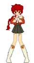 excited anime girl