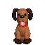 nodding 3D dog