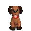 3d dog greeting
