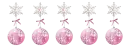 pink christmas ornaments