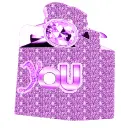 The Gift Is You and You Are A Purple Snowflake