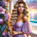 Beautiful Womna/Christmas/Beach