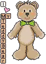 I love my teddy bear