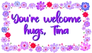 you're welcome, hugs, Tina