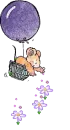 mouse in a hot air balloon