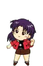 dancing anime girl