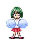 cheerleader anime girl