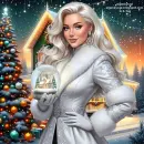 Beautiful Christmas Girl 