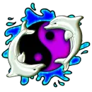 ying yang dolphins