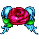 rose with wings