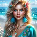 Summer Beach Girl
