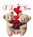 valentine bear plushies