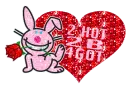 valentine happy bunny