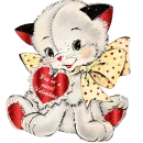 valentine kitty
