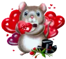 valentine mouse