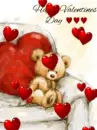 happy Valentine's day bear