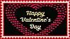 happy Valentine's day stamp