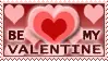 be my valentine stamp