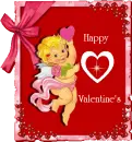 happy valentine's cupid