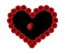 heart with roses