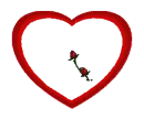 I love you heart with roses