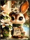 Winter Bunny Thank You Style 4