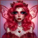 Valentine's Fairy red
