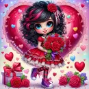 Pretty Girl #2 -  Valentines Day