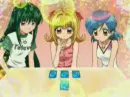 anime girl chooses card