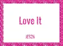 Pink Glitter Love It