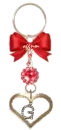 G for Miss G heart keychain