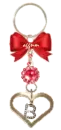 B for Bren heart keychain
