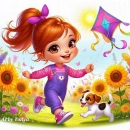 Cute springtime girl #2
