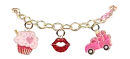 valentine charm bracelet