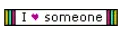I love someone